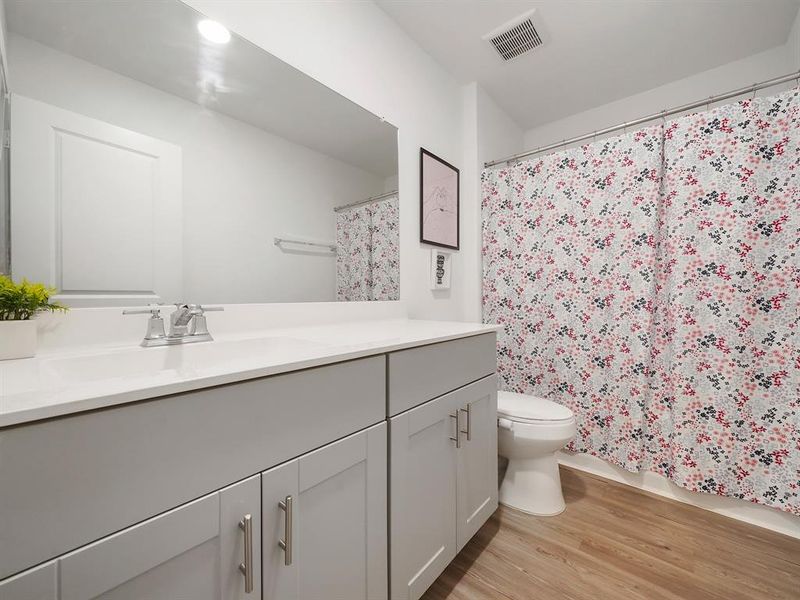 Secondary bathroom