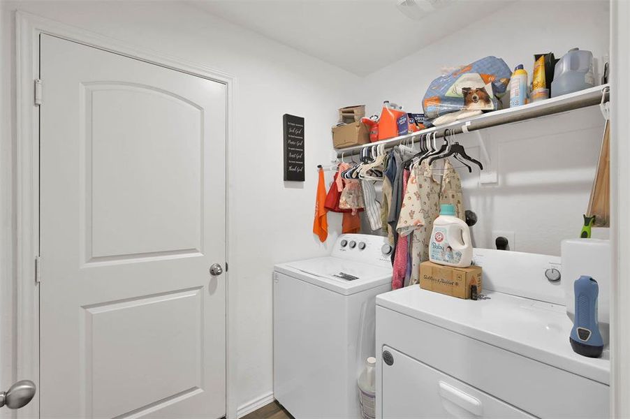 LAUNDRY ROOM IN HOME - WASHER & DRYER COME WITH HOME