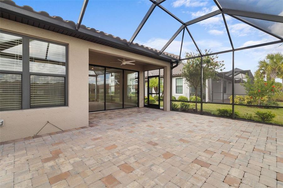 Extended Screen Enclosed Lanai with Lake View