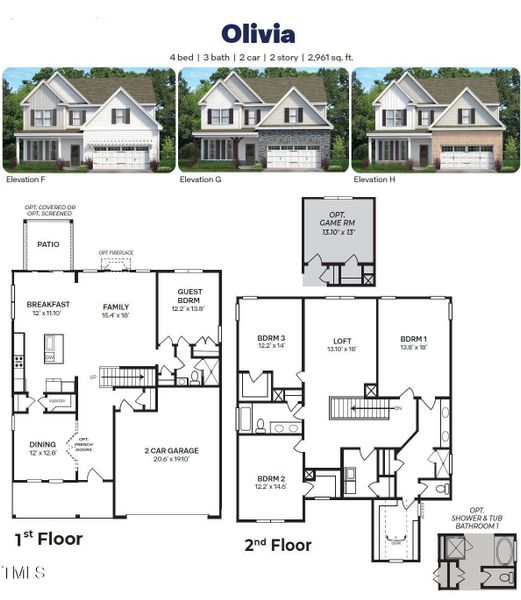 Olivia MLS floor plan