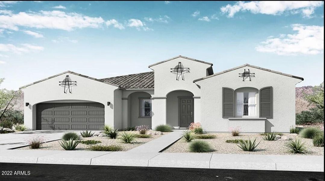 New construction Single-Family house 13950 W Jj Ranch Road, Surprise, AZ 85387 Plan 55-RM2- photo