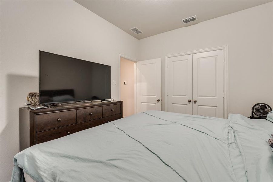 Bedroom with a closet