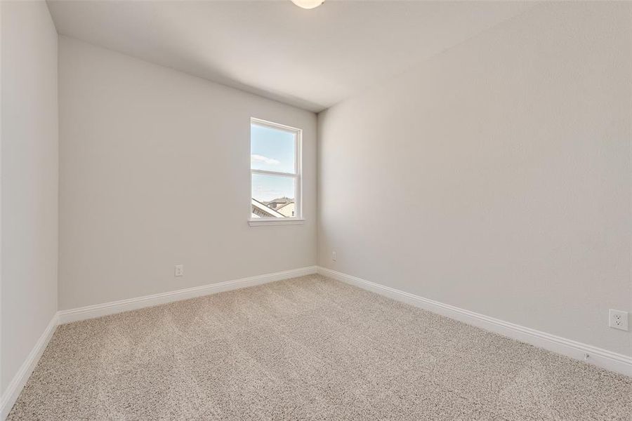 Empty room with carpet