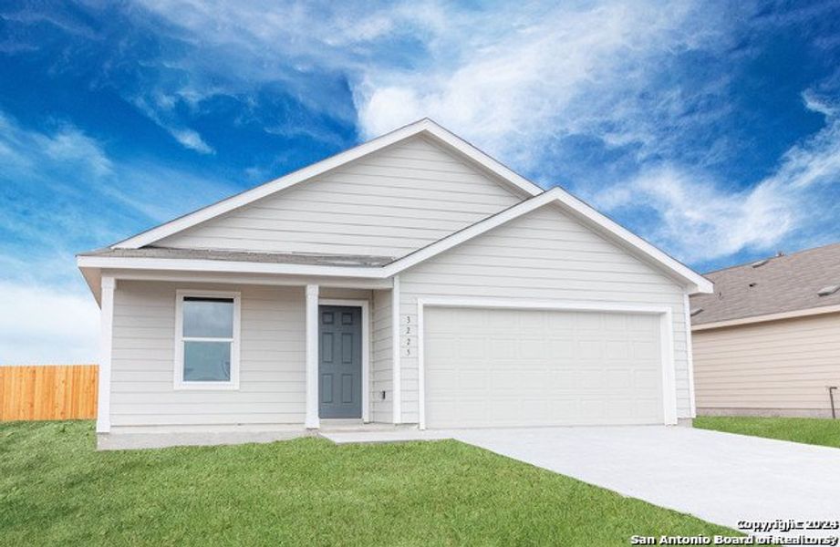 New construction Single-Family house 4938 Legacy Point, Von Ormy, TX 78073 Gannes- photo