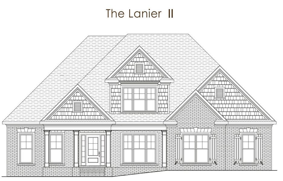 New construction Single-Family house Lanier II, 5509 Castaway Place, Gainesville, GA 30506 - photo