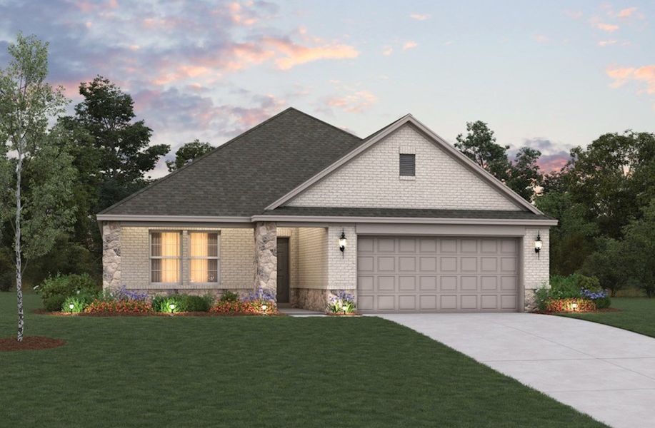 New construction Single-Family house Brooks, 107 Heritage Hill Drive, Forney, TX 75126 - photo