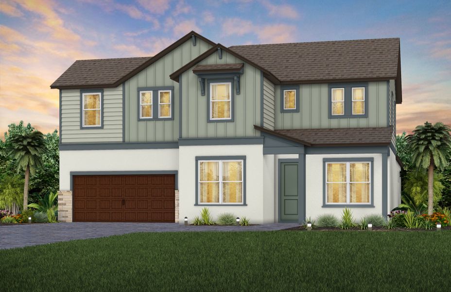New construction Single-Family house Monroe, Cypress Bend Drive, Wesley Chapel, FL 33545 - photo