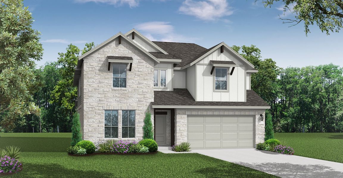 New construction Single-Family house Dean (2919-CM-40), Homestead Parkway, Schertz, TX 78108 - photo