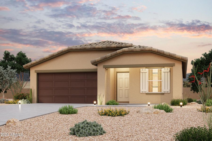 New construction Single-Family house 8568 W Teresita Drive, Arizona City, AZ 85123 ALAMAR- photo