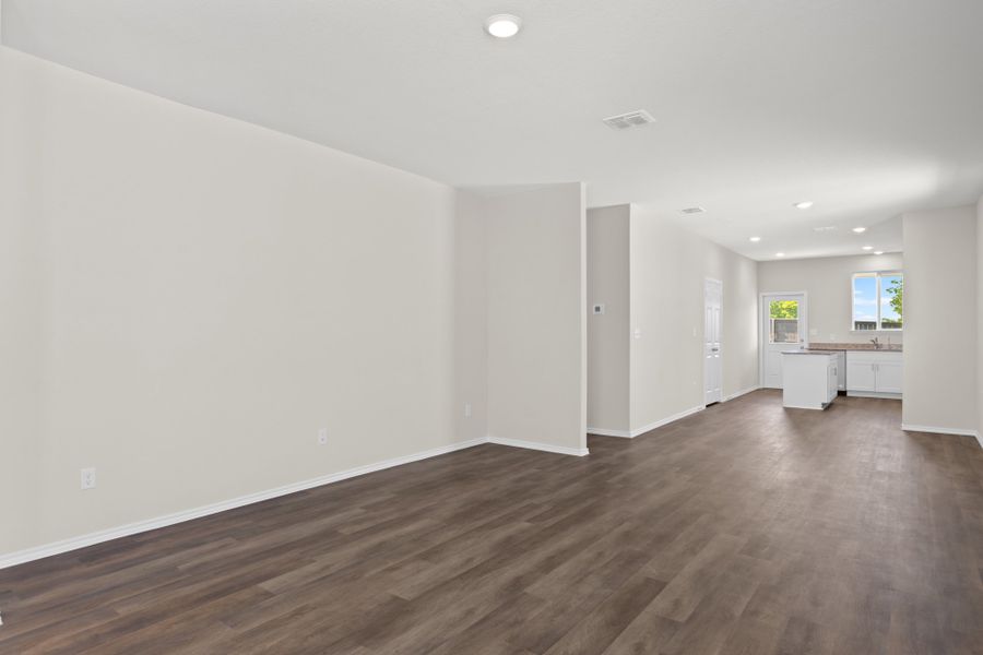 Gathering Room into Kitchen