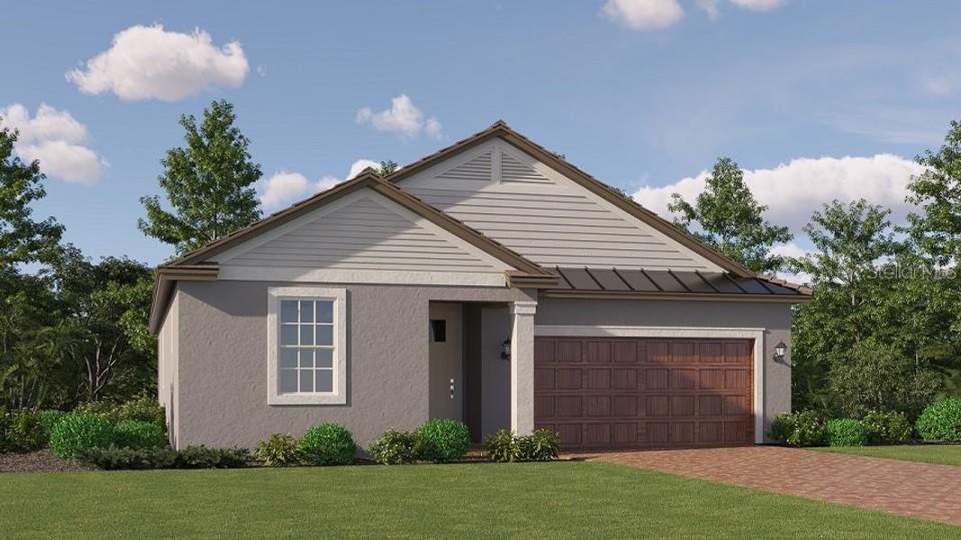 New construction Single-Family house 11923 Lilac Pearl Lane, Parrish, FL 34219 Dawning- photo