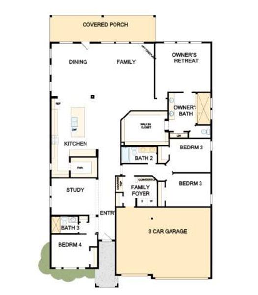 Floorplan: The success of a floor plan is the way you can move through it…You’ll be amazed at how well this home lives…We call it traffic patterns.