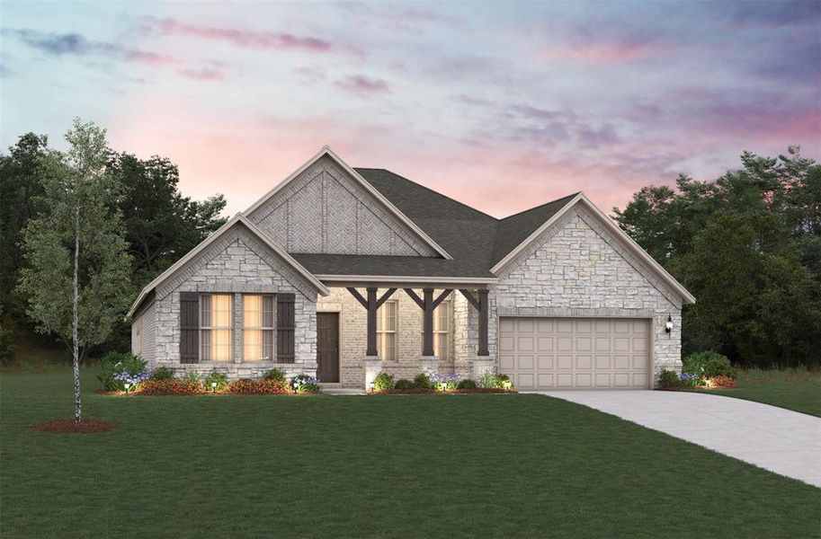 Beazer Homes Hurricane Creek Driftwood plan