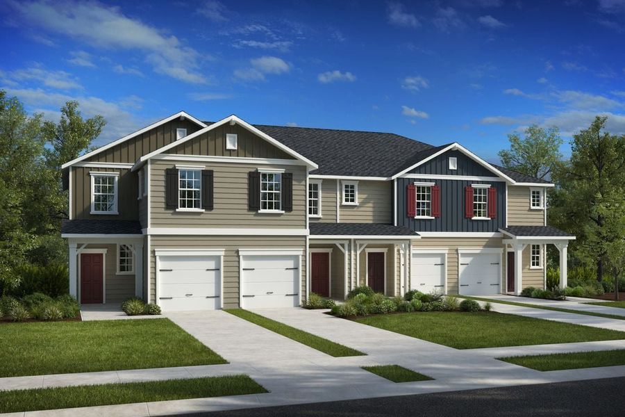 New construction Townhouse house Plan 1550, Carden Place, Mebane, NC 27302 - photo