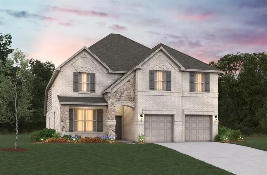 Beazer Homes Woodcreek  Blackburn plan