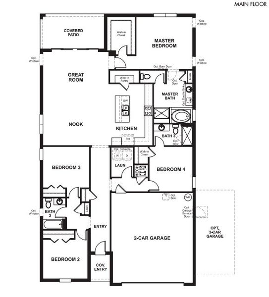 New construction Single-Family house 2964 Gavin Sky Drive, Kissimmee, FL 34744 Slate- photo