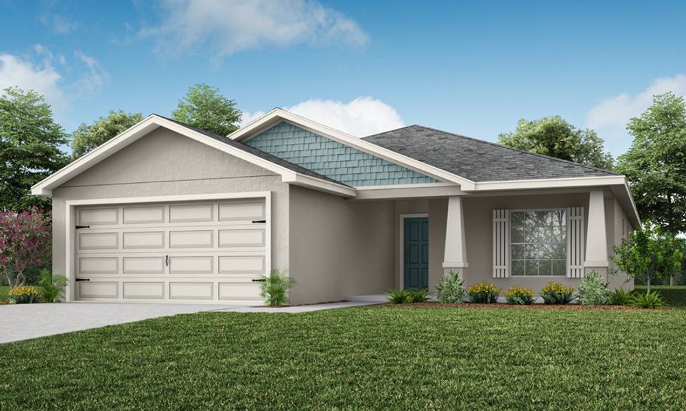 New construction home for sale in Zephyrhills, FL with 3 bedrooms!