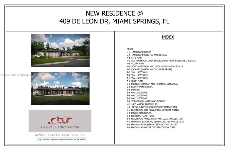 New construction Single-Family house 409 De Leon Dr, Miami Springs, FL 33166 - photo