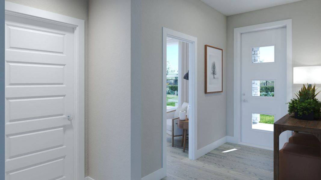 Front Door Hallway | Watersong | Courtyards at Waterstone | New homes in Palm Bay, FL | Landsea Homes
