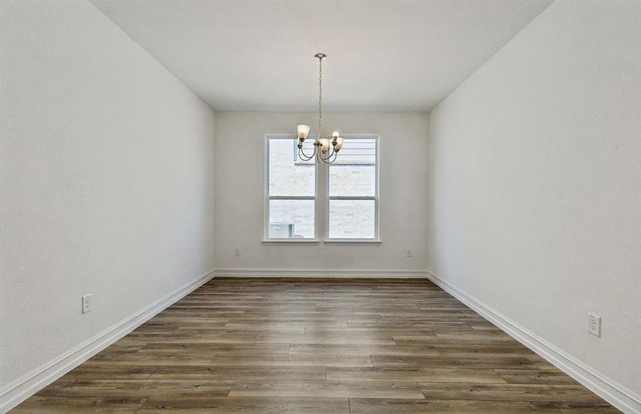 Elegant dining room *real home pictured