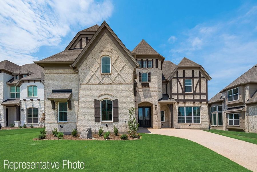 New construction Single-Family house Downton Abbey at South Pointe, 2409 Elmhurst, Mansfield, TX 76063 - photo