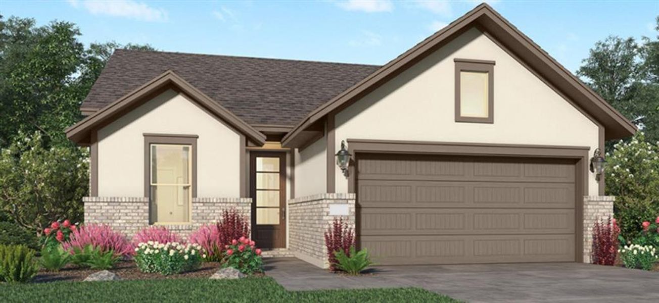 New construction Single-Family house 27118 Coneflower Daisy Way, Hockley, TX 77447 Austen- photo