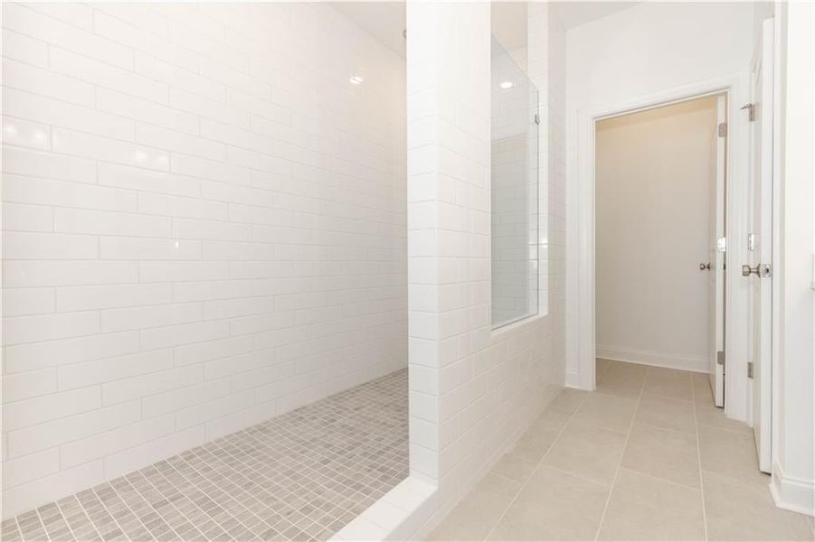 Oversized primary shower.**Photos of model house and not of actual home - Photos for representation purposes only **