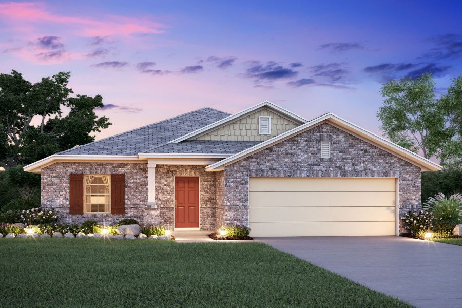 New construction Single-Family house Desoto - 40' Smart Series, 7407 Toledo Bend, San Antonio, TX 78252 - photo