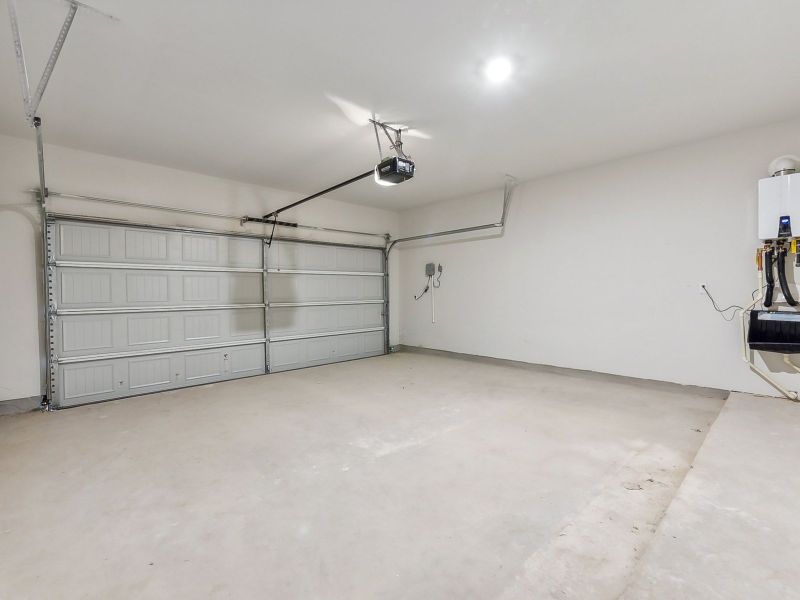 Protect your cars with this two-car garage.