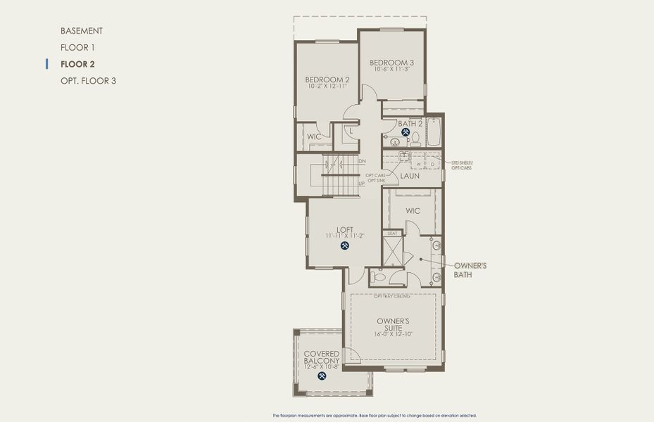 Dunlap Floor Plan, Quick Move-in Home, Floor 2