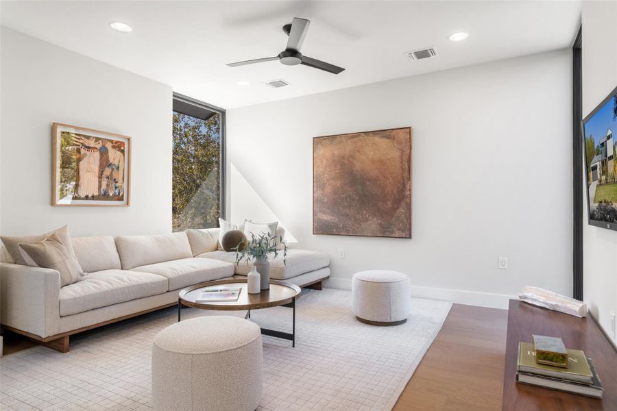 Second living room loft.