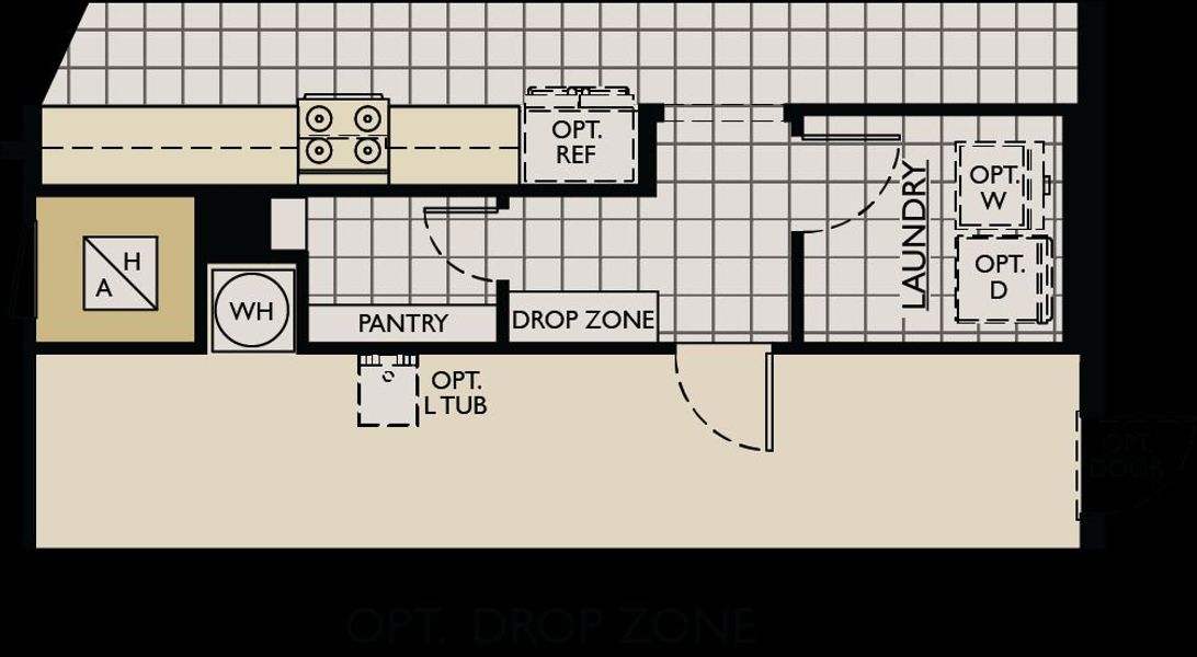 Sweet Bay floor plan option drop zone William Ryan Homes Tampa