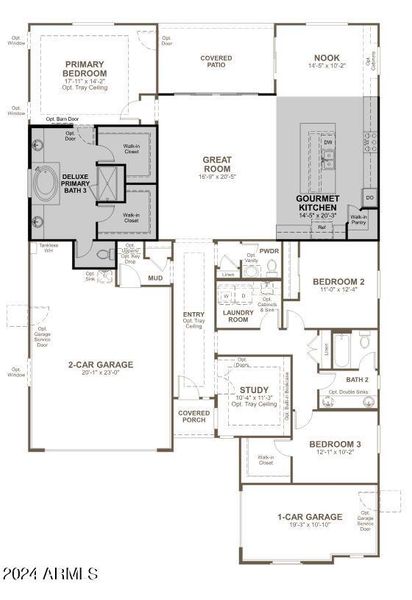 New construction Single-Family house 4809 W Stargazer Place, Laveen, AZ 85339 Pinecrest- photo
