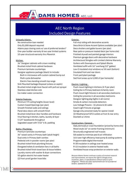 32-Regional Included Design Features (1)