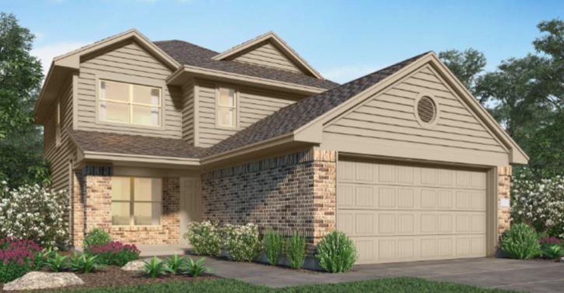New construction Single-Family house 17923 Becker Landing Drive, Hockley, TX 77447 Hawthorn II- photo