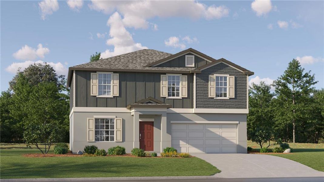 New construction Single-Family house 34758 Rainville Loop, Zephyrhills, FL 33541 Providence- photo