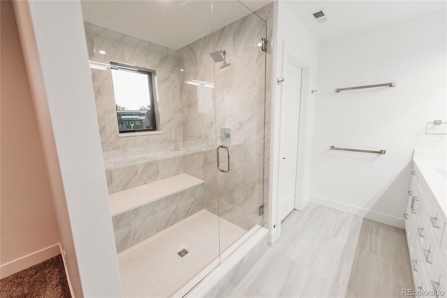 Master bathroom shower