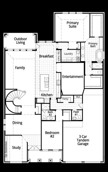 New construction Single-Family house 223 Plan, 13764 Parkline Way, Aledo, TX 76008 - photo