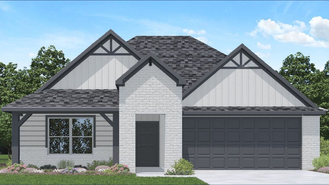New construction Single-Family house Plan E40J, E Wally Wilkerson Parkway, Conroe, TX 77303 - photo