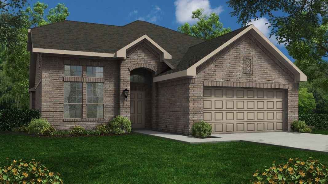 New construction Single-Family house Princeton 50's, 22603 Rising Rosehill Lane, Tomball, TX 77377 - photo