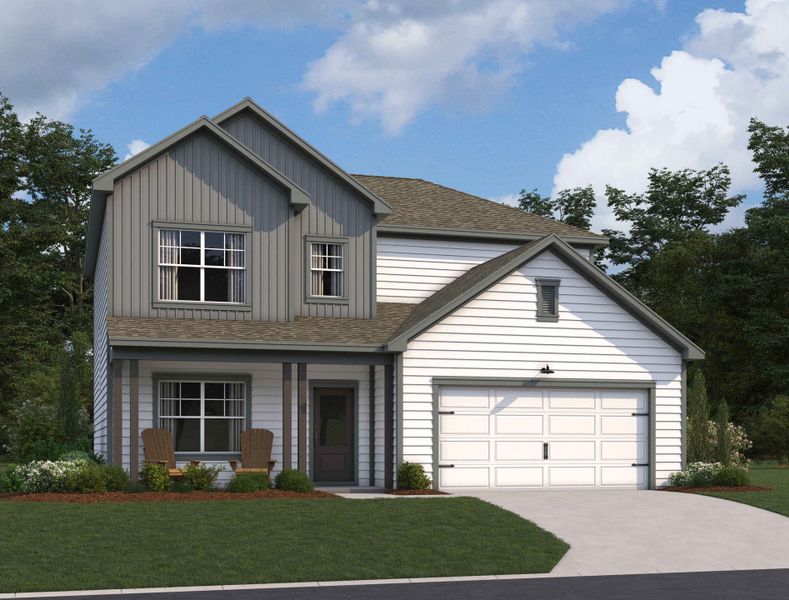 New construction Single-Family house 142 S. Harvest Ridge Way, Wilson's Mills, NC 27577 Lenoir Homeplan- photo