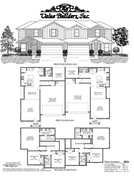 New construction Duplex house 3004 Plan, Magnolia, TX 77354 - photo