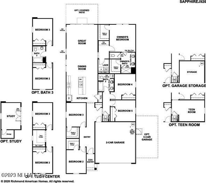 New construction Single-Family house 75500 Canterwood Drive, Yulee, FL 32097 Peridot- photo