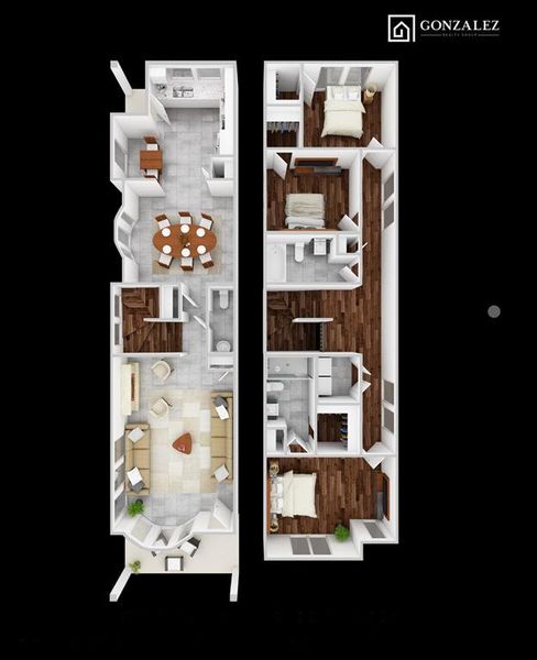 Floor plan rendering is representative only and finishes are subject to change.