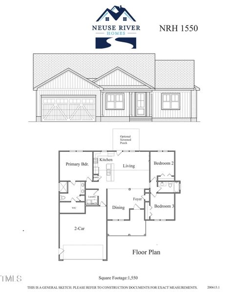 New construction Single-Family house 156 Ruskin Drive, Smithfield, NC 27577 - photo