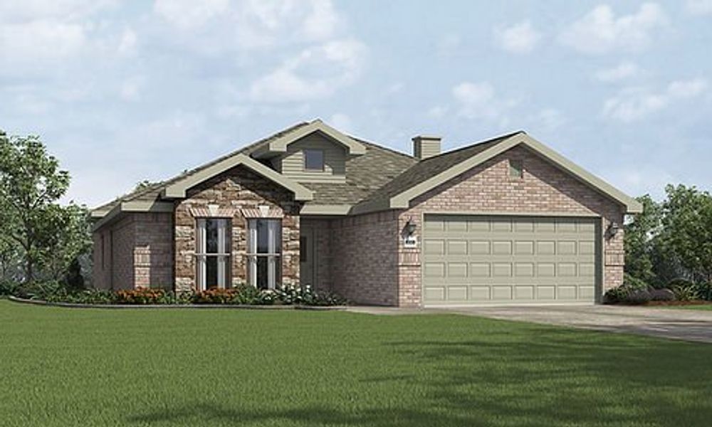 New construction Single-Family house The Percheron, 618 Pikes Place, Sherman, TX 75092 - photo