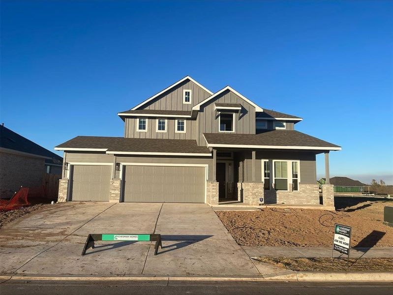 New construction Single-Family house 20712 Rowston Manor Ln, Manor, TX 78653 Maddy- photo