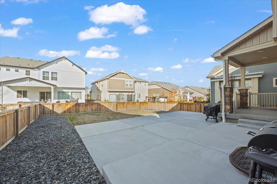 Expansive Patio Area