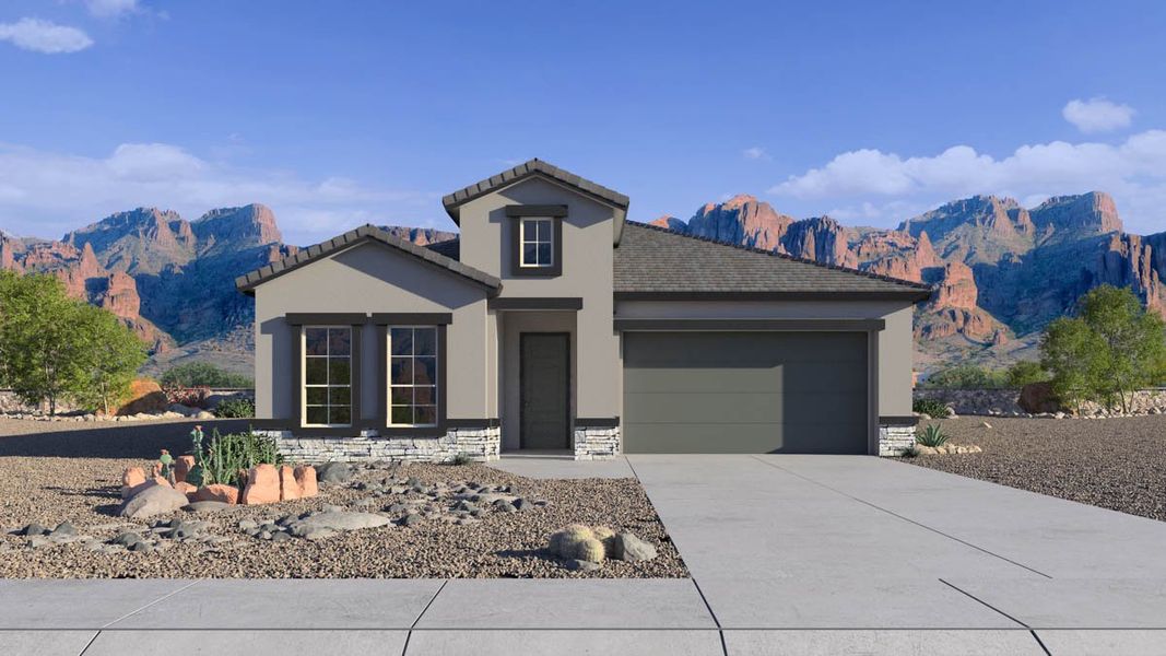 New construction Single-Family house 6032 E Ringtail Wy, Phoenix, AZ 85054 Tapatio- photo