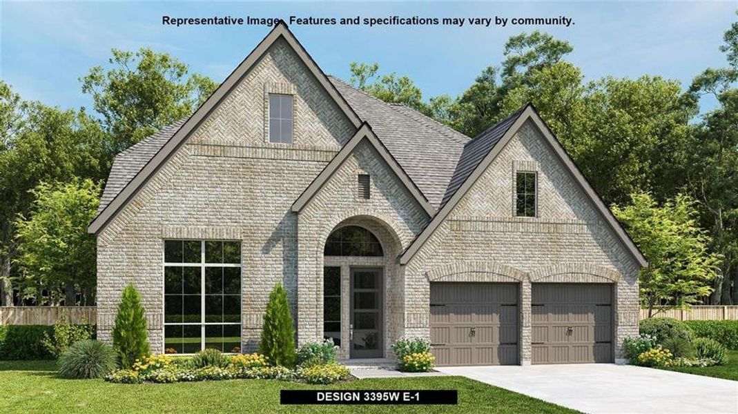 New construction Single-Family house 1609 Chicot Lane, Van Alstyne, TX 75495 Design 3395W- photo